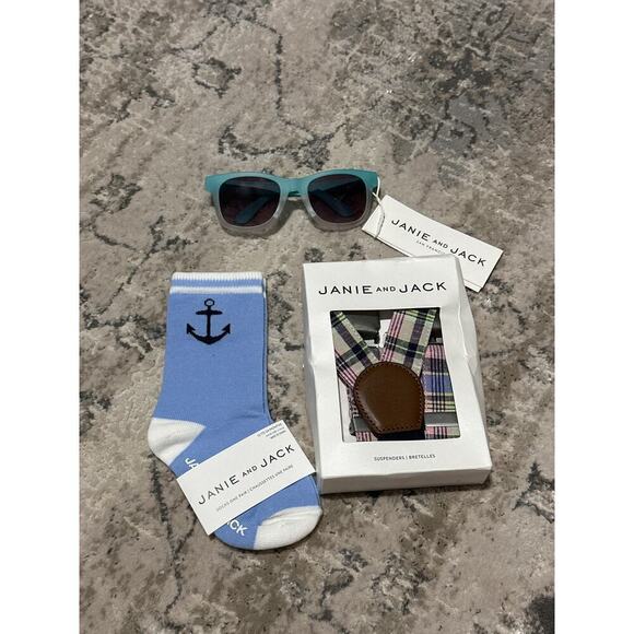 Janie and Jack Boys Accessories bundle Set‎ 3 pieces - Picture 1 of 3